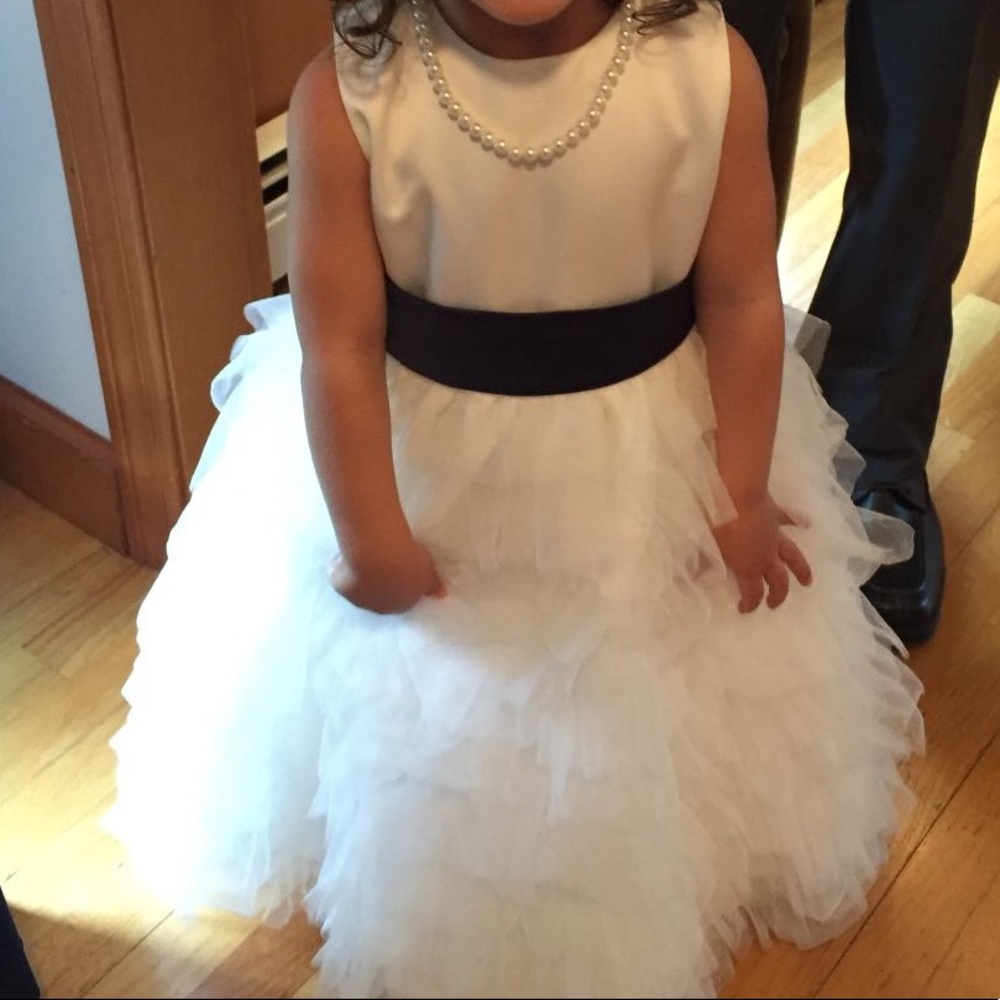 Joan Calabrese Flower Girl Ruffle Skirt Dress-4T